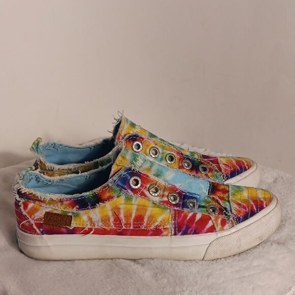Blowfish Rainbow Tie-Dye Slip-On Sneakers - Picture 1 of 5